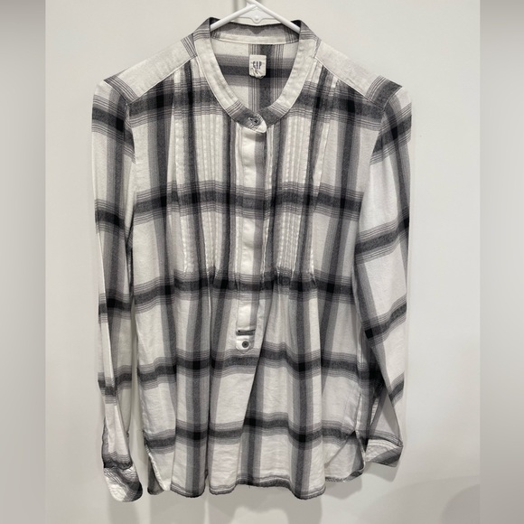GAP plaid flannel tunic - Picture 1 of 7